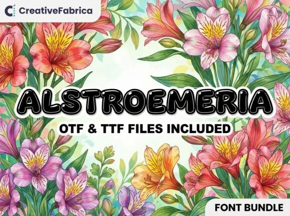 Alstroemeria: A Vibrant Display Typeface for Modern Web Design