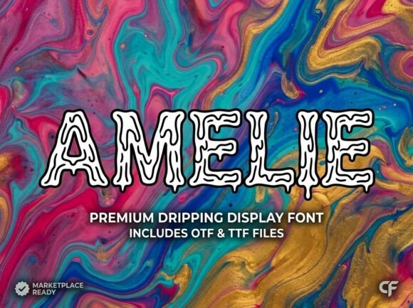 Amelie: The Premium Display Font for Handmade Creators