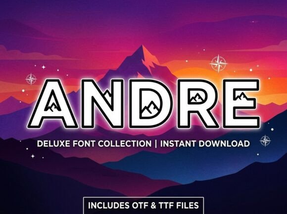 Andre: A Majestic Display Typeface for Modern Editorial Design