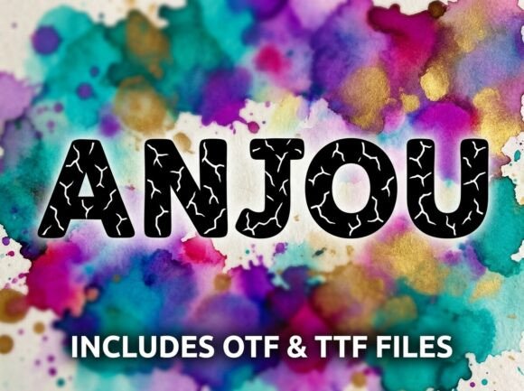 Anjou: The Grounded Display Typeface for Authentic Brand Identity