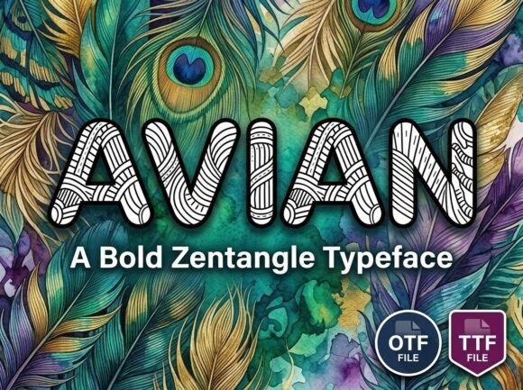 Avian Typeface: The Creative Font for Polished Small Business Branding