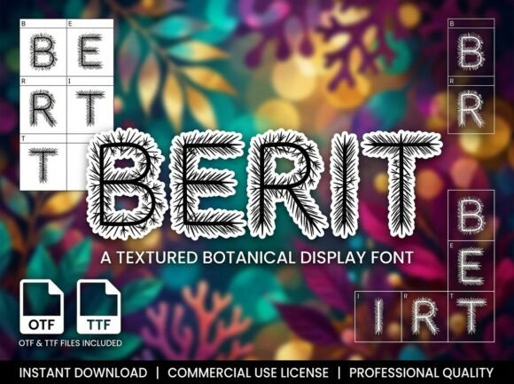 Berit: The Wild-and-Wintery Display Typeface for Bold Campaigns