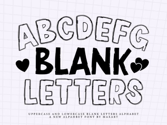 Blank Letters: The Playful Display Font for Modern Editorial Design
