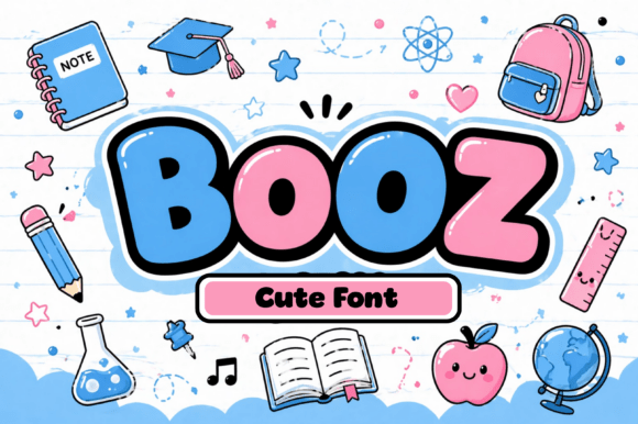 Booz: A Playful Display Typeface for Modern Editorial Design