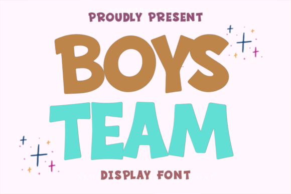 Boys Team: A Festive Display Typeface for Holiday Branding