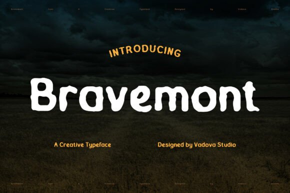 Bravemont Typeface Review: A Rugged Display Font for Bold Brands