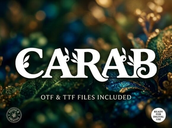 Carab: A Bold Display Font for Memorable Brand Identity