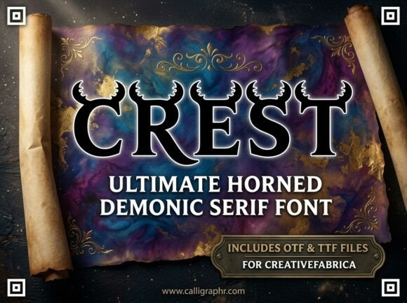 Crest: A Bold Serif Font for Editorial Design