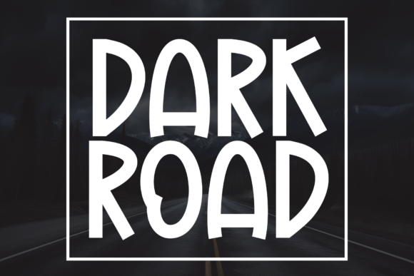 Dark Road: The Handwritten Display Font That Elevates Campaign Visuals
