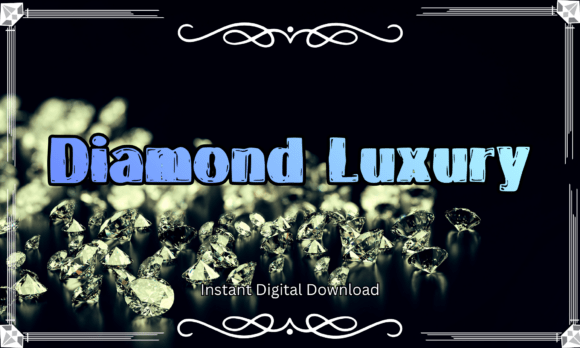 Diamond Luxury: A Bold Display Font for High-End Branding