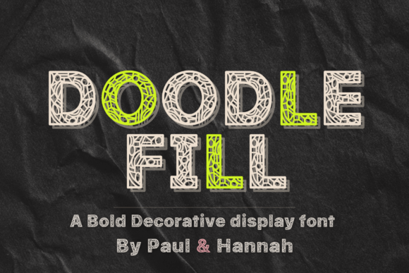 Doodle Fill: The Playful Display Typeface for Bold Branding