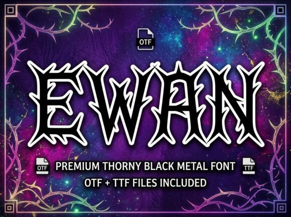 Ewan: A Bold Display Font for Editorial Design