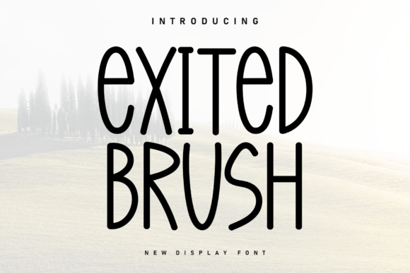 Exited Brush: The Handwritten Font That Polishes Your Brand Identity