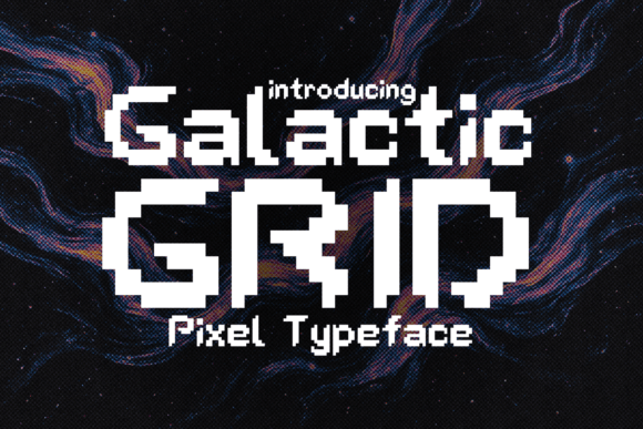 Galactic Grid: The Perfect Pixel Font for Handmade Brands