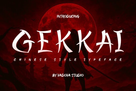 Gekkai: A Bold Display Typeface for Modern Web Design