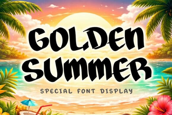 Golden Summer: The Display Font That Captures Campaign Energy