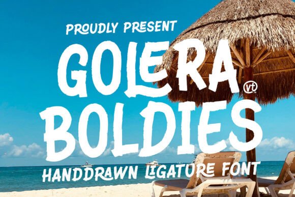Golera Boldies: A Handrawn Sans Serif for Modern Web Design