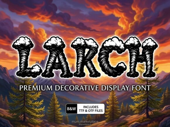 Larch: The Premium Display Font for Scroll-Stopping Brand Content
