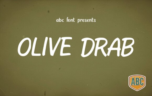 Olive Drab: The Perfect Display Font for Authentic Small Business Branding