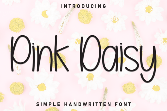 Pink Daisy: The Perfect Display Font for Handmade Crafts