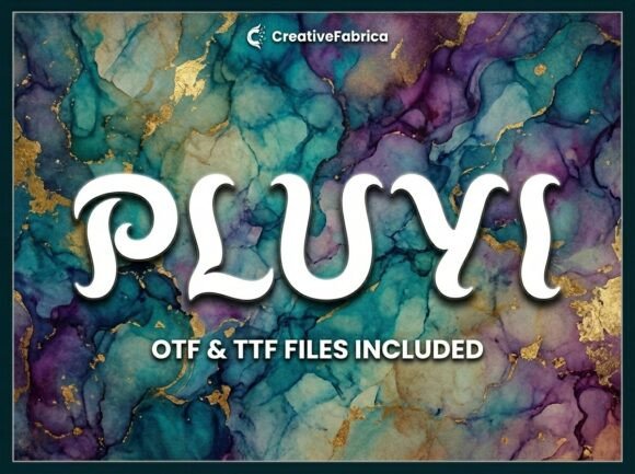Pluvi: A Display Font That Captures Attention in Campaigns