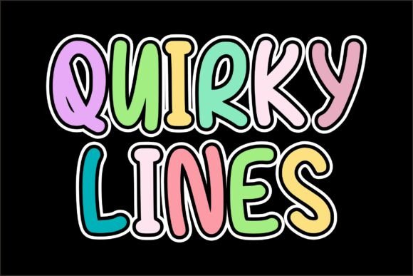 Quirky Lines: The Playful Typeface That Stops the Scroll