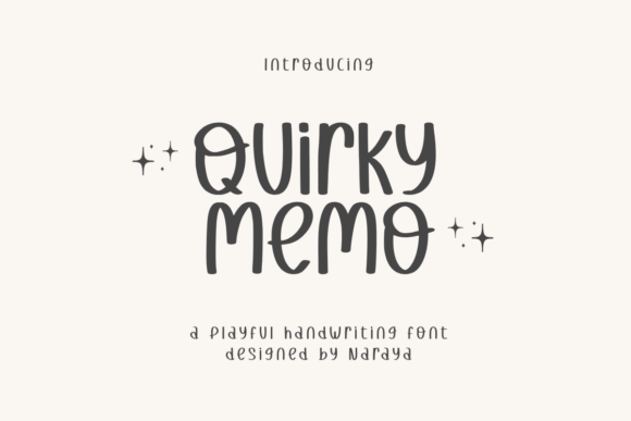 Quirky Memo: The Handwritten Display Font That Brings Warmth to Web Design