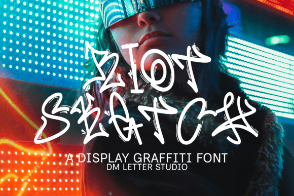 Riot Sketch: The Raw Display Font for Bold Editorial Design