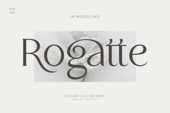 Rogatte: The Premium Display Typeface for Campaigns That Demand Elegance