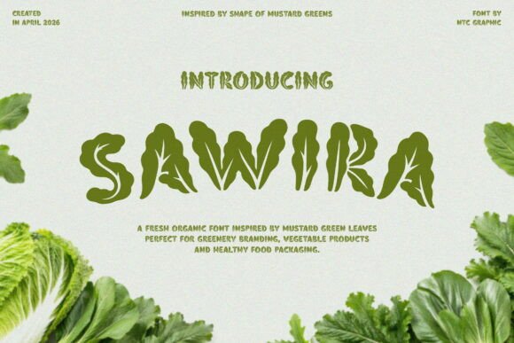 Sawira: The Organic Display Font That Brings Nature to Branding