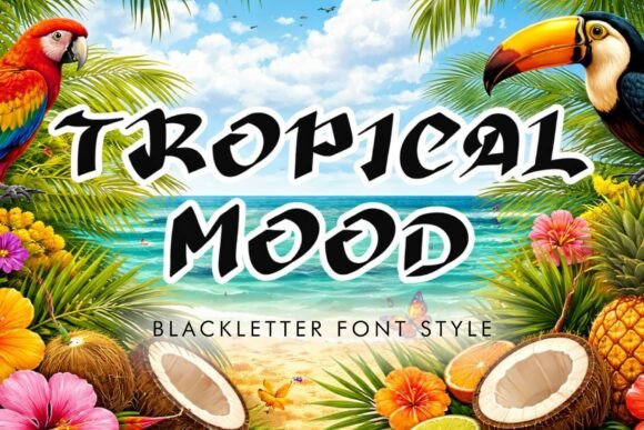 Tropical Mood: The Display Typeface That Elevates Summer Campaigns