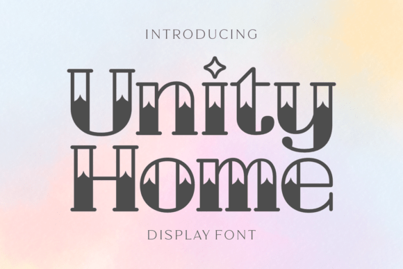 Unity Home: The Bold Typeface That Elevates Campaign Visuals